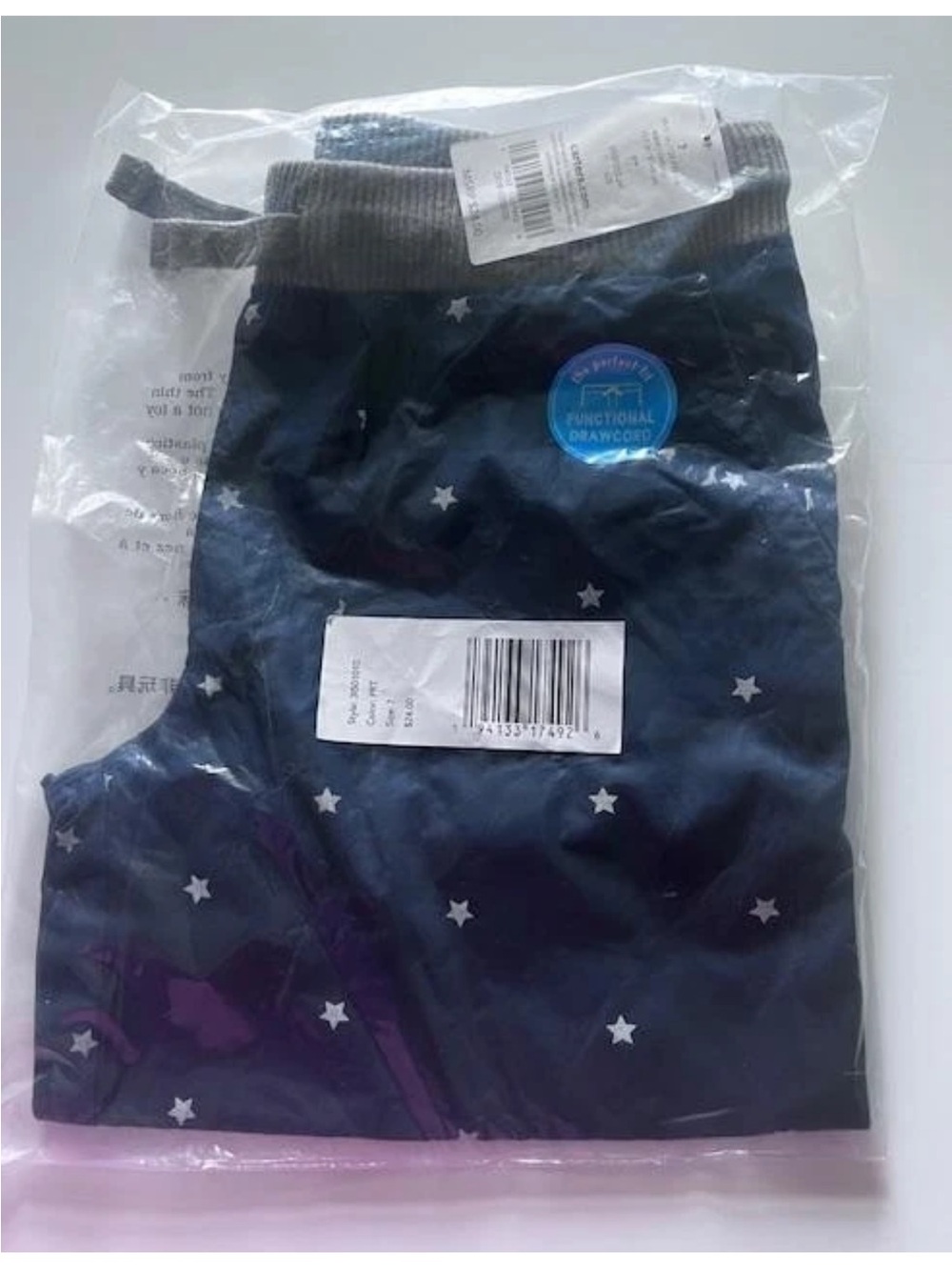NWT Carter's Boys 4th of July Navy Shorts w Star Print Elastic Waistband Sz 7